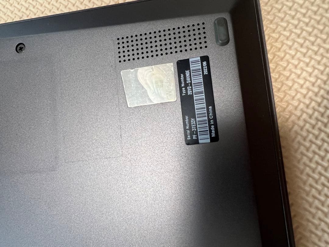 Windowsノート本体 Lenovo ThinkPad X1 Yoga Gen 6 32GB