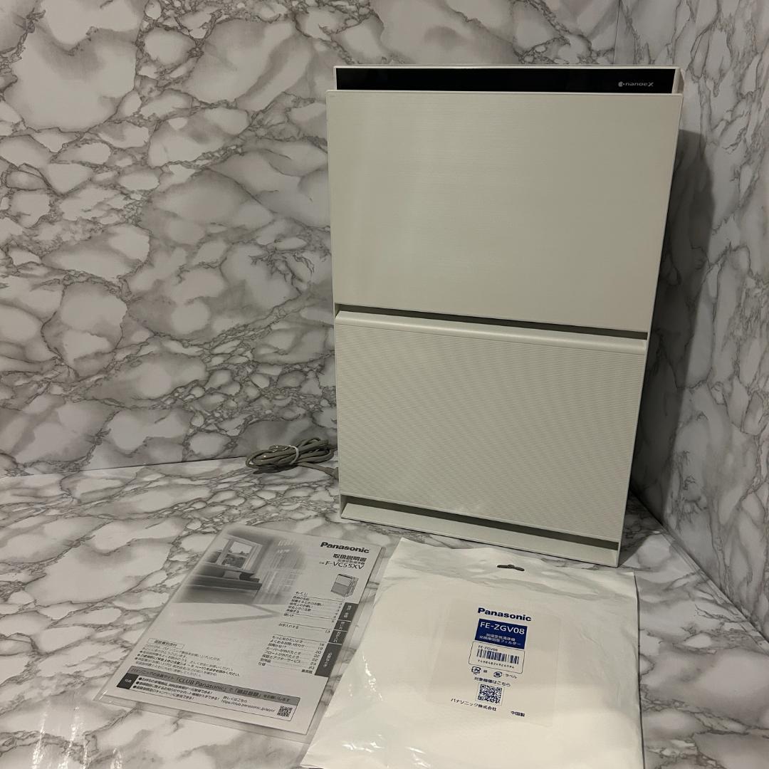 Panasonic 加湿器・空気清浄機 ナノイーX ~25畳 F-VC55XV