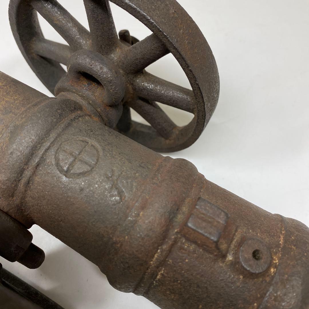 薩摩藩刻印　鉄製　大砲　共箱　3663g トヒオ　東さ7-0406☆2F