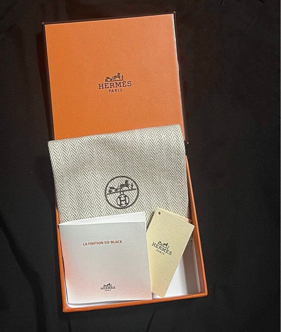 HERMES エルメス エナメルブレスレット クリックHH ソー・ブラック T4