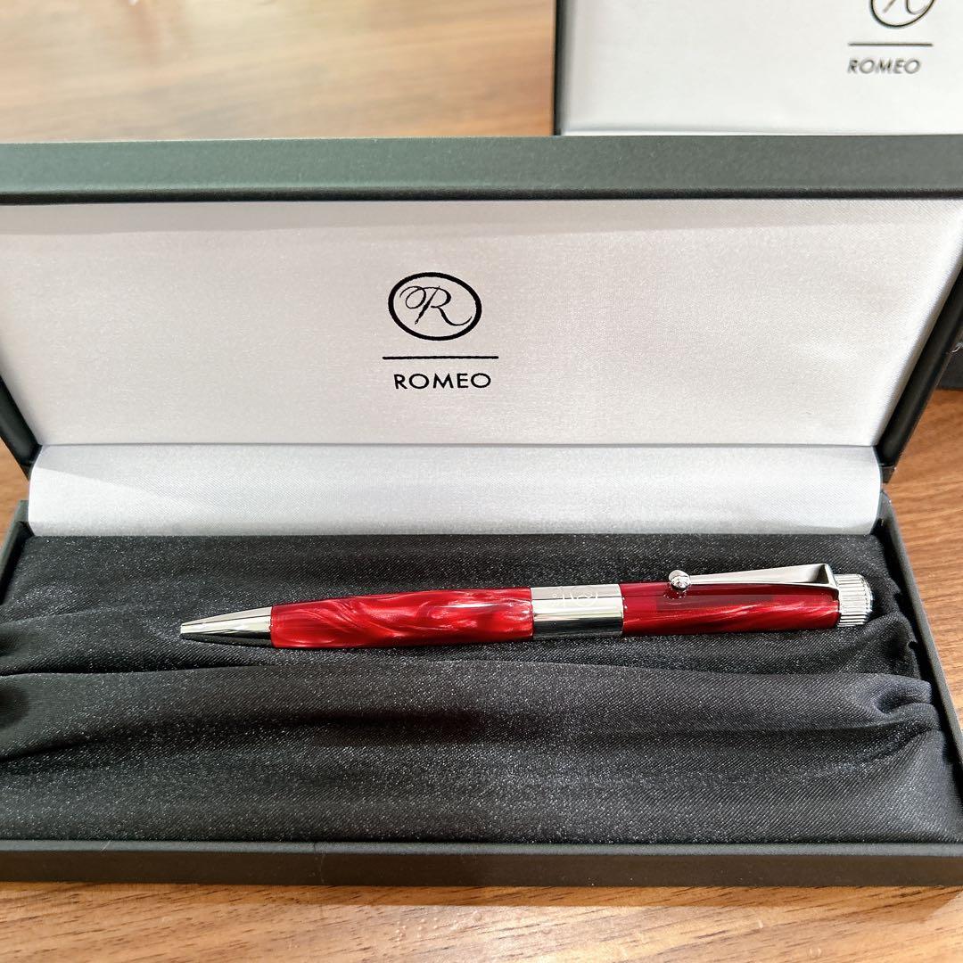 ROMEO 赤 ボールペン 未使用