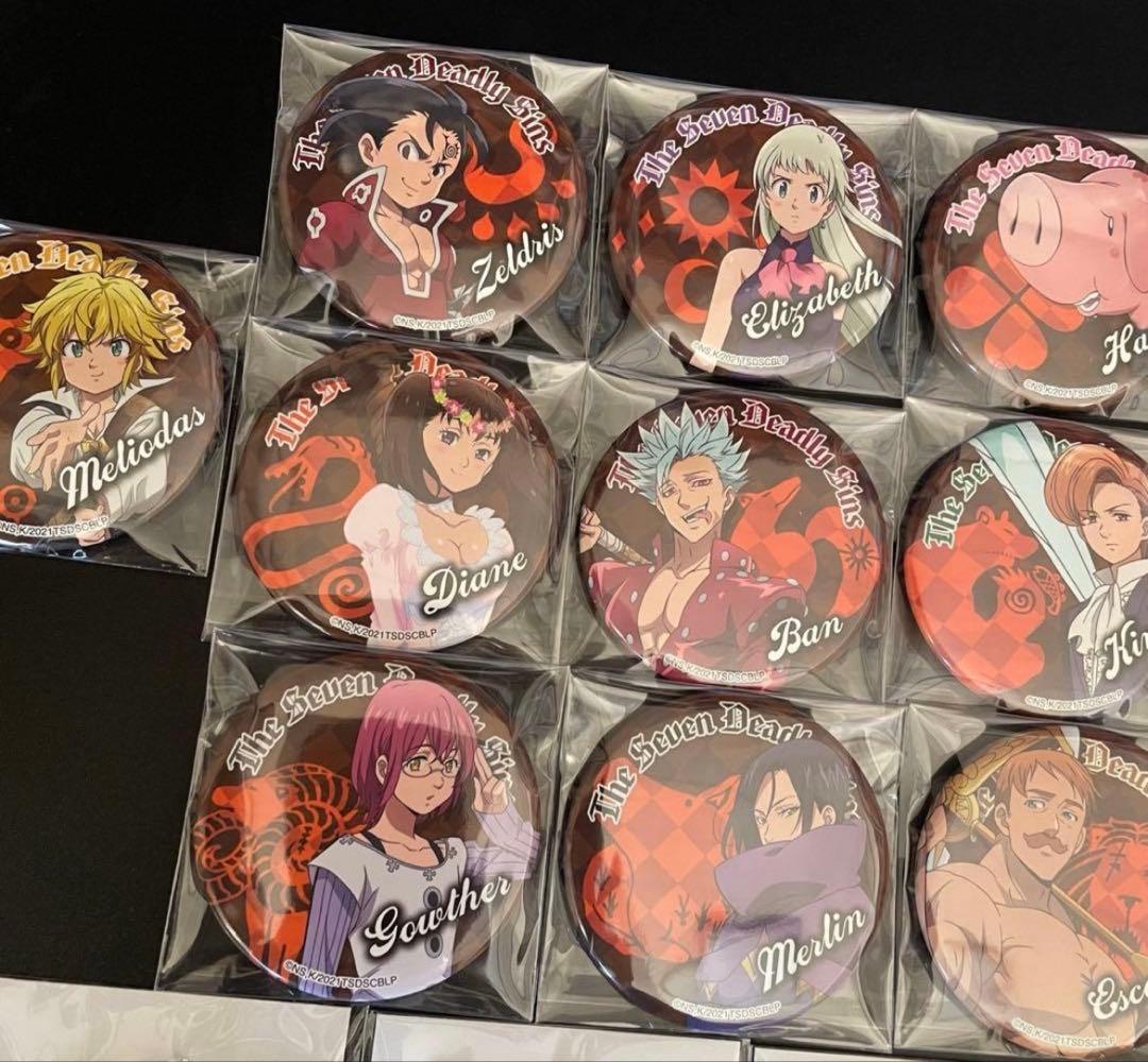 劇場版 映画 七つの大罪 光に呪われし者たち 缶バッジ アクキー 限定 グッズ