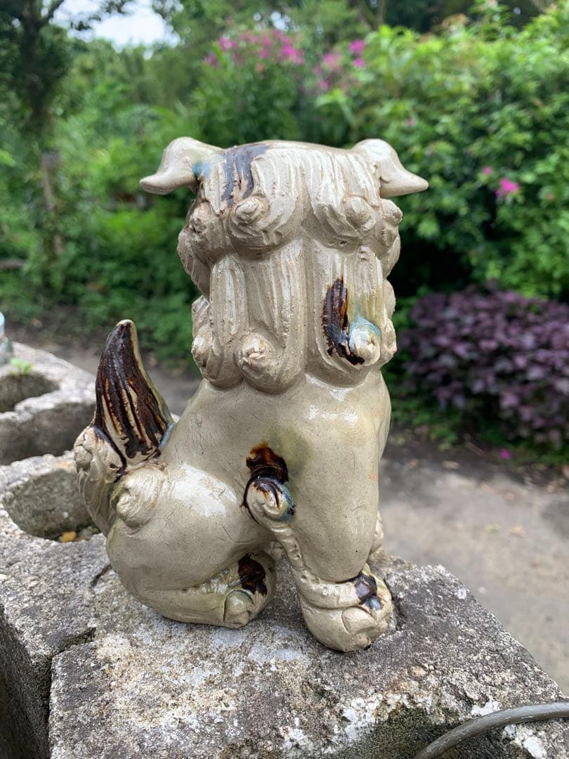 raisin2様　沖縄　壺屋焼　昇　シーサー　名工　 小橋川昇 手捻り