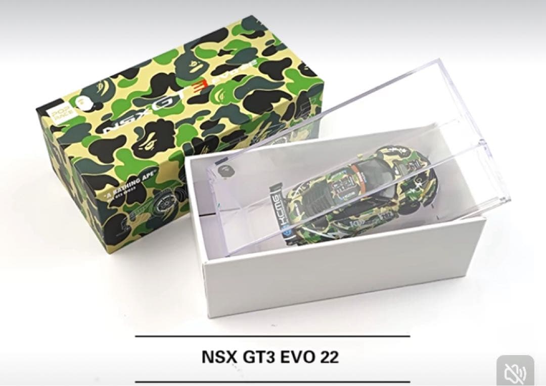 【 BAPE X POPRACE 】HONDA NSX GT3