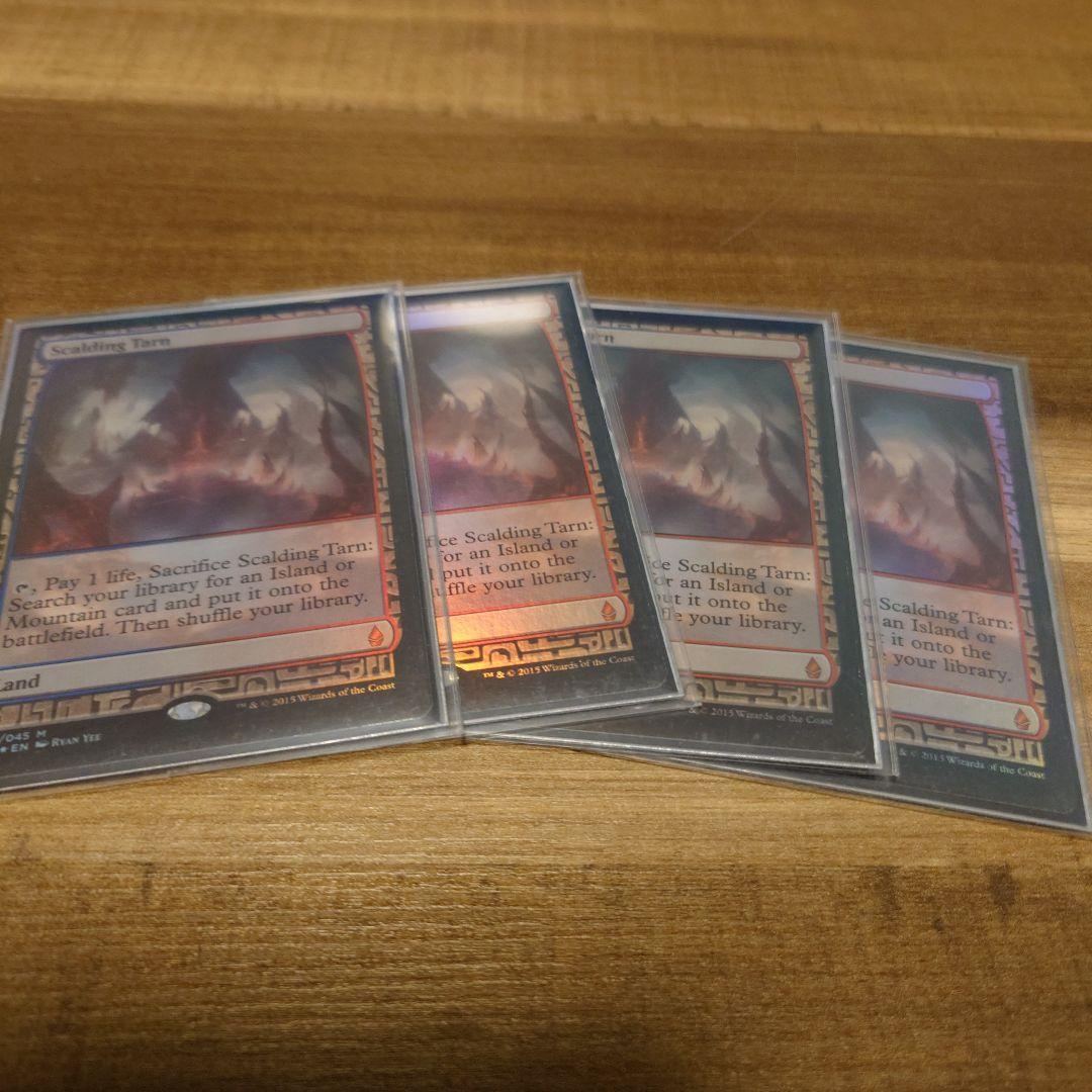 【ゆうさく】沸騰する小湖 foil ４枚 + 霧深い雨林 foil ３枚