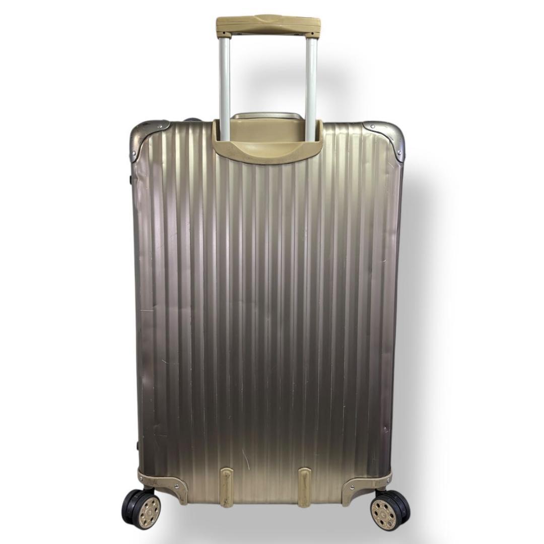 良品 リモワ トパーズ チタニウム 85L 4輪 キャリーケース 大容量