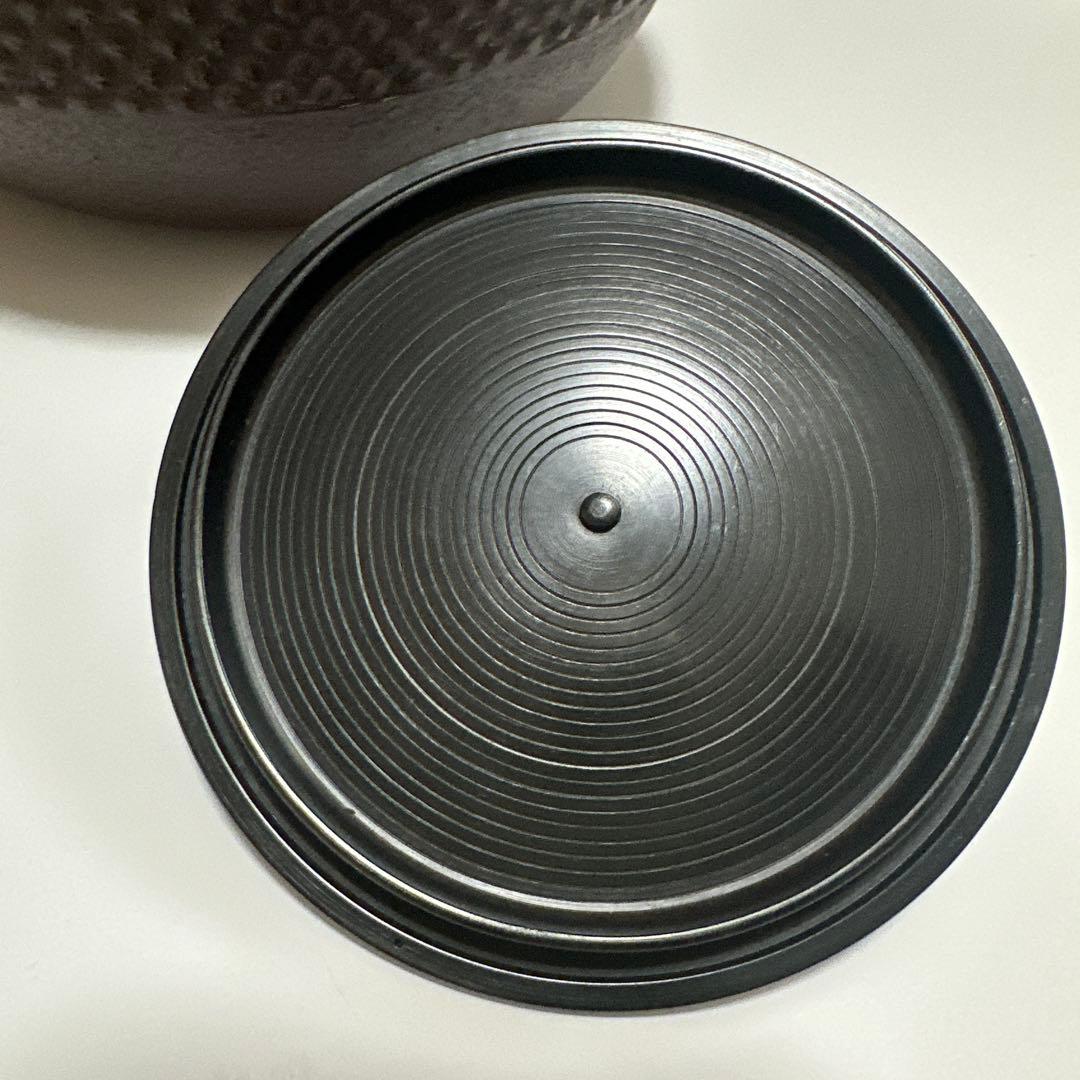 【茶道具】佐藤清光作 小釜 棗霰釜《未使用》