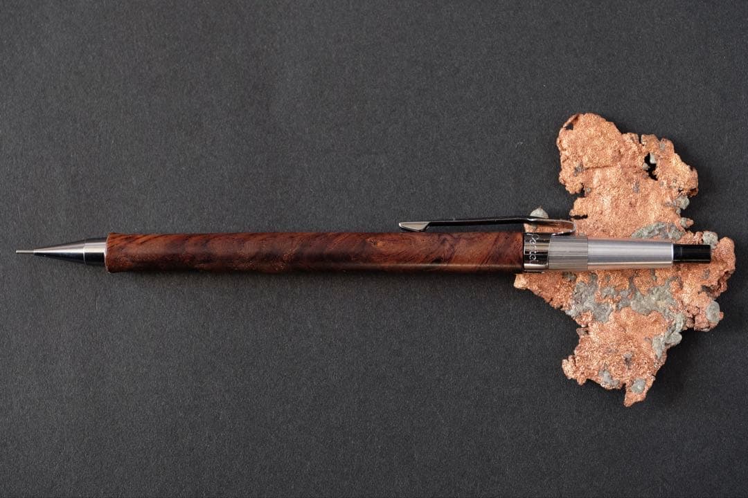 PG5 木軸カスタム0048　樹種:ホンジュラスローズ瘤　高村杢工房