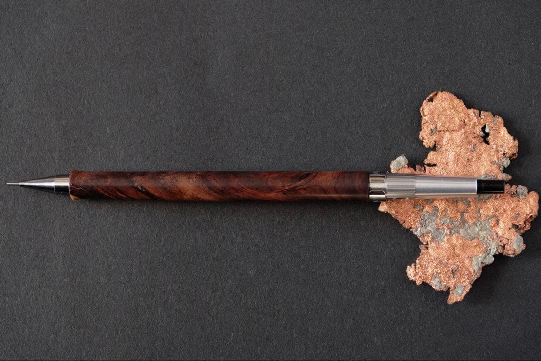 PG5 木軸カスタム0048　樹種:ホンジュラスローズ瘤　高村杢工房