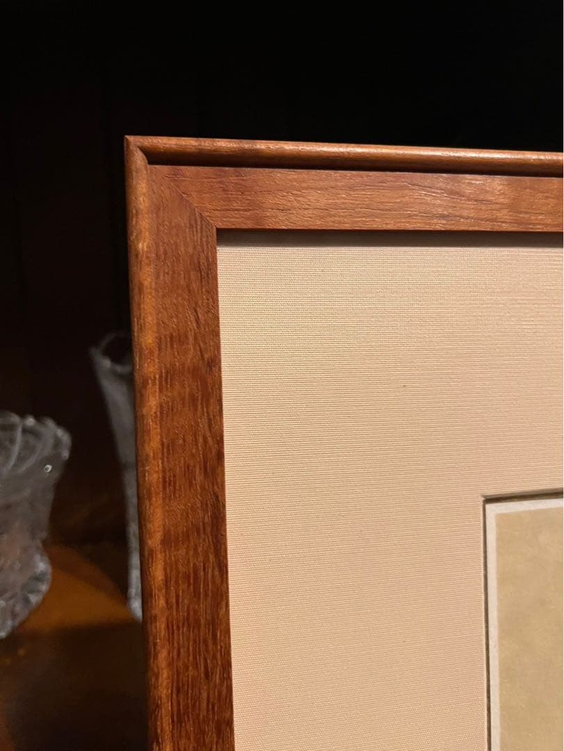 堂本元次 薔薇匂う リトグラフ アート インテリア 額縁