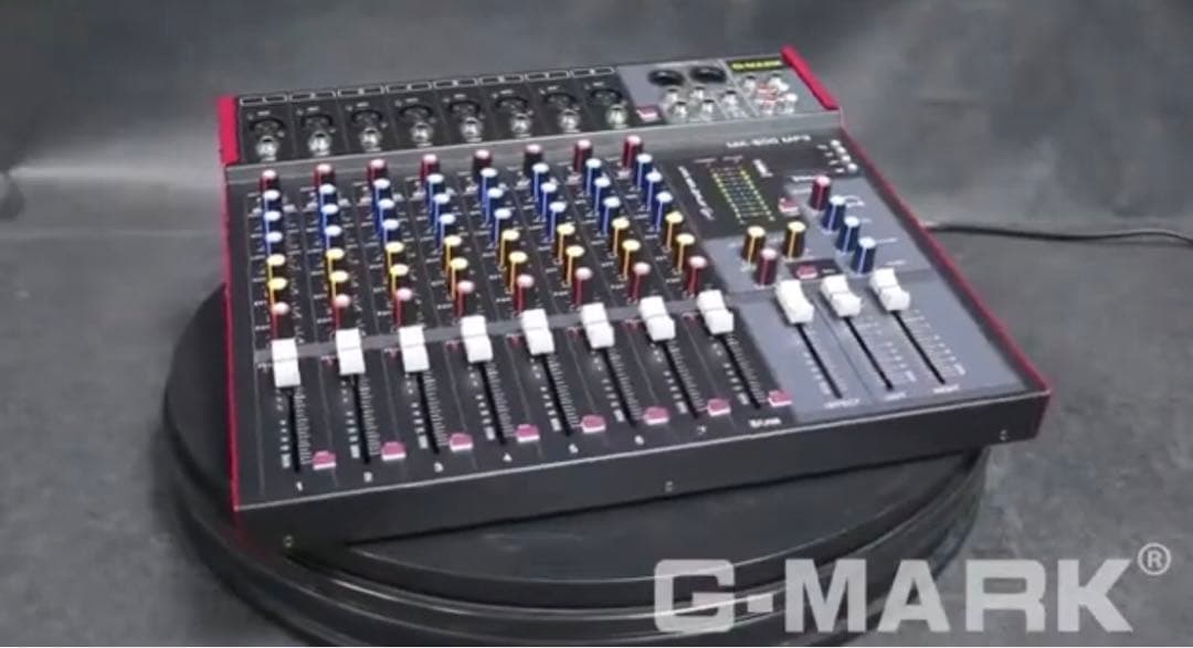 G-MARK MK800 MP3アナログミキサーミキサー8つのマイク入力Gマーク