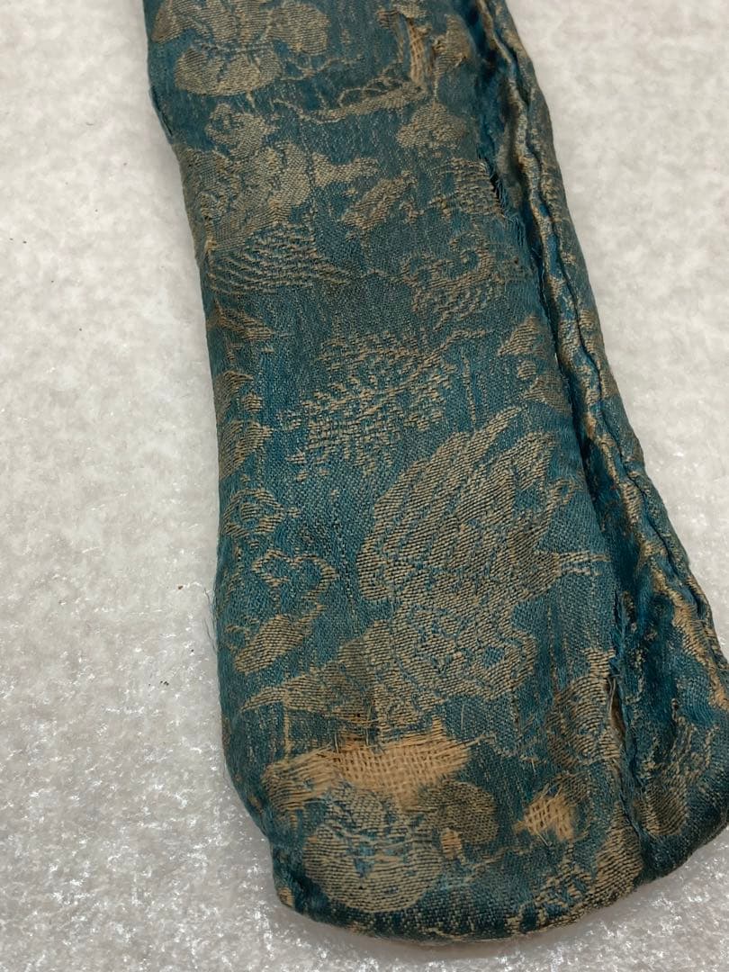 当時物 時代物 本格的な造りの短刀 鞘 螺鈿細工 小柄/刀剣/刀装具 日本刀