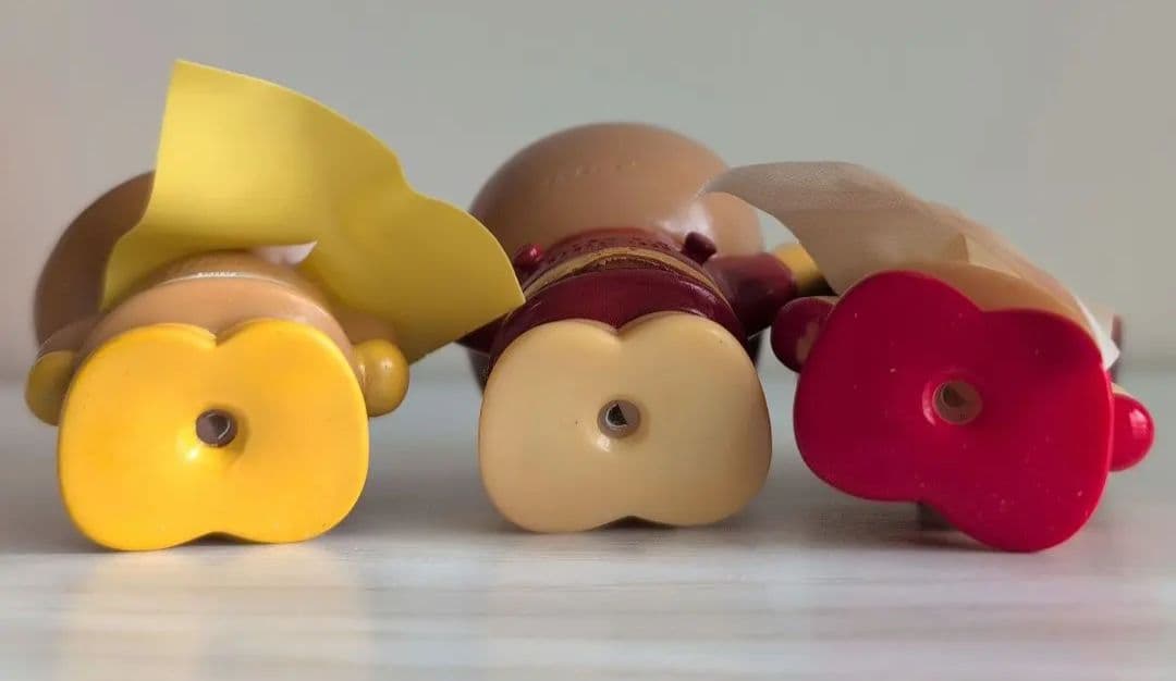 初期ソフビ アンパンマン しょくぱんまん カレーパンマン 1989 フィギュア