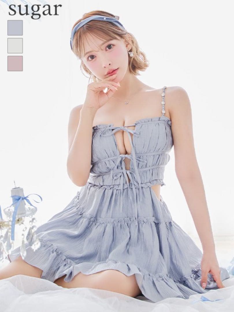 sugar ローブドフルール ミニドレス
