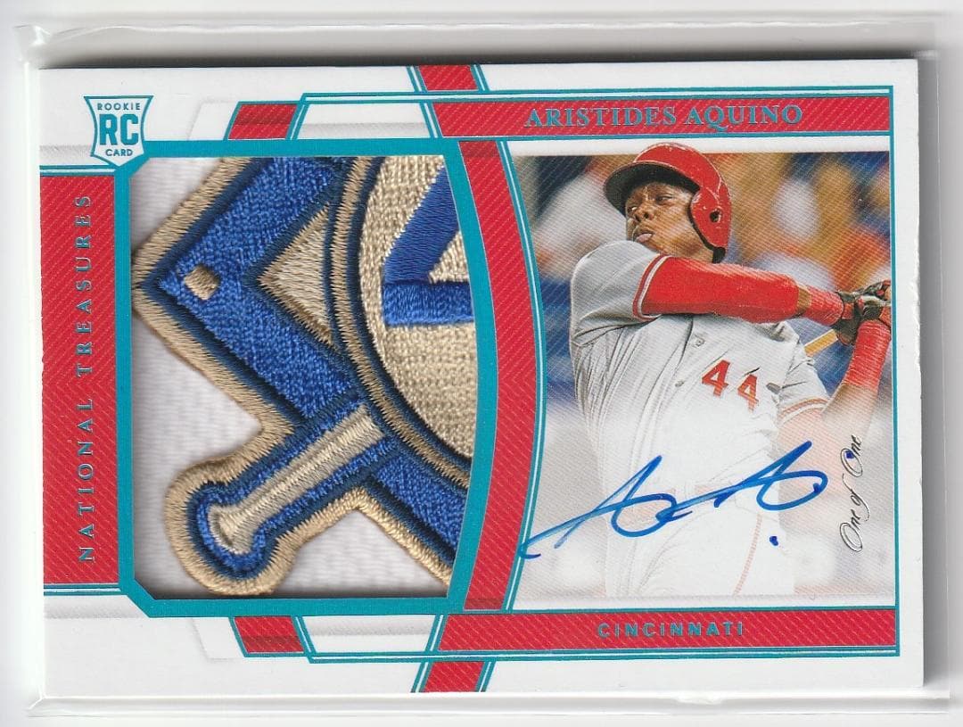 2020 1枚限定 直筆サイン 実使用パッチ アリスティデス・アキーノ