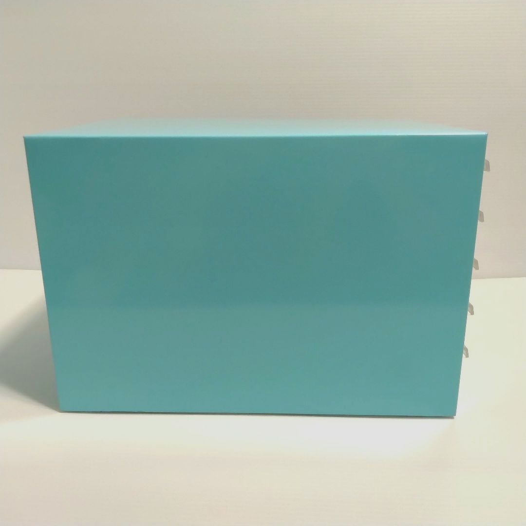 ナカバヤシ スチール レターラック 書類ケース 卓上 水色 昭和レトロ