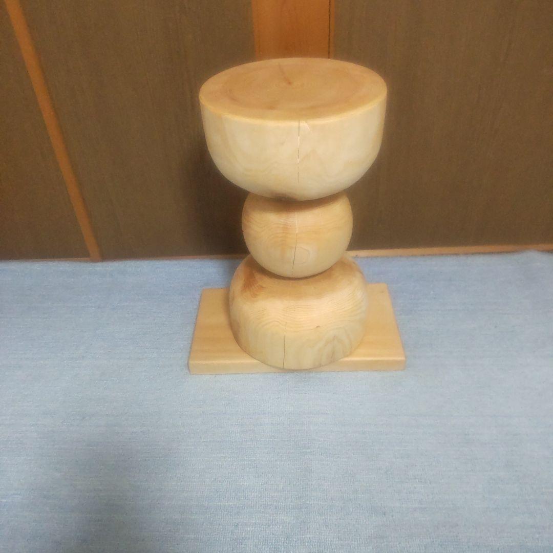 東濃ヒバ丸太椅子 スツール