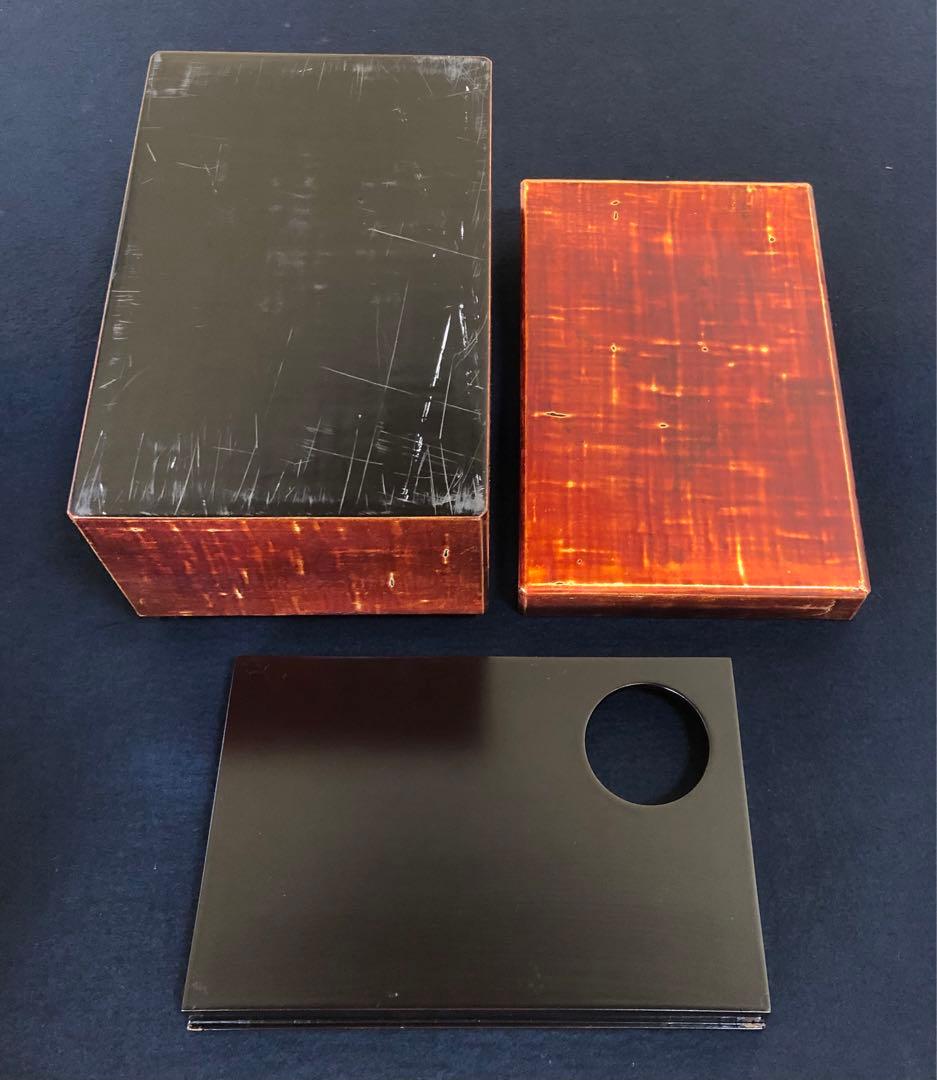 ‼️割引《R》茶道具 茶箱 お茶道具9点 帛紗 仕覆付　250731F3