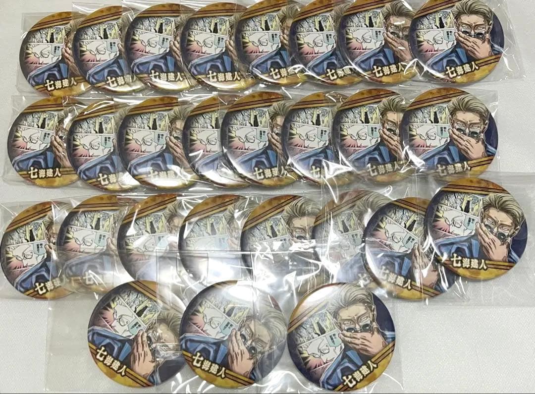 呪術廻戦 渋谷事変 コレクション缶バッジ BATTLES七海建人セット