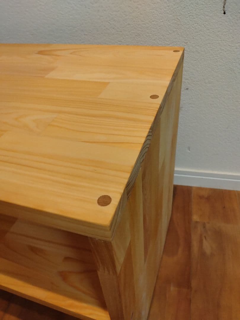 木製　ハンドメイド　オーダー　シェルフ　棚　ラックサイドテーブルテレビ台　水槽台