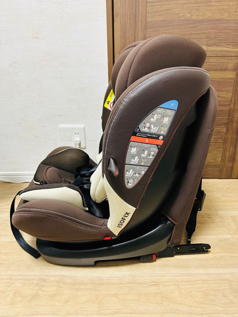 日本育児　ノセッテロング ISOFIX 回転式チャイルドシート新生児〜