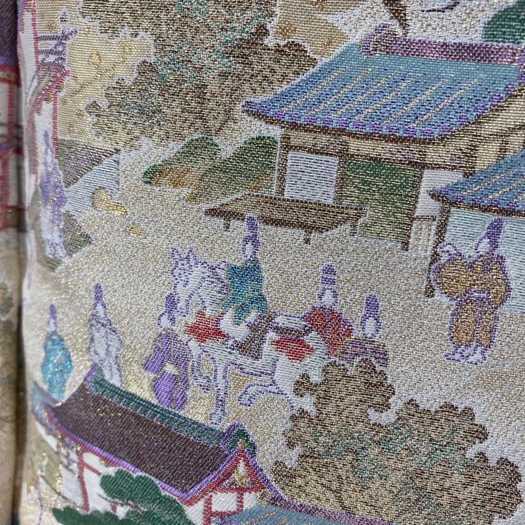 ZF-1302 色留袖 金通し トールサイズ いにしえの都 逸品 高級 正絹