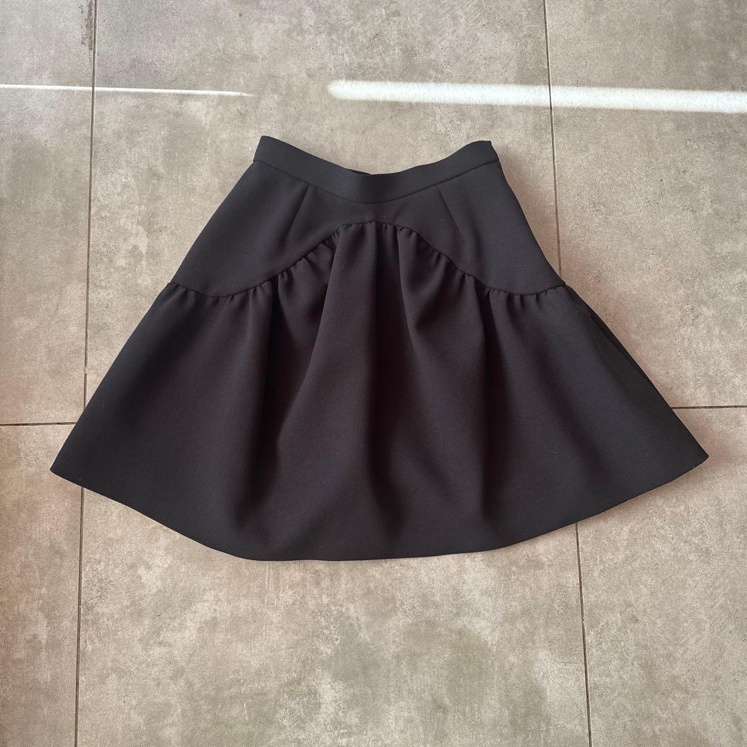 お値下げ⭐︎未使用⭐︎ Pachmanパハマン　フレアスカート ひざ丈38ブラック