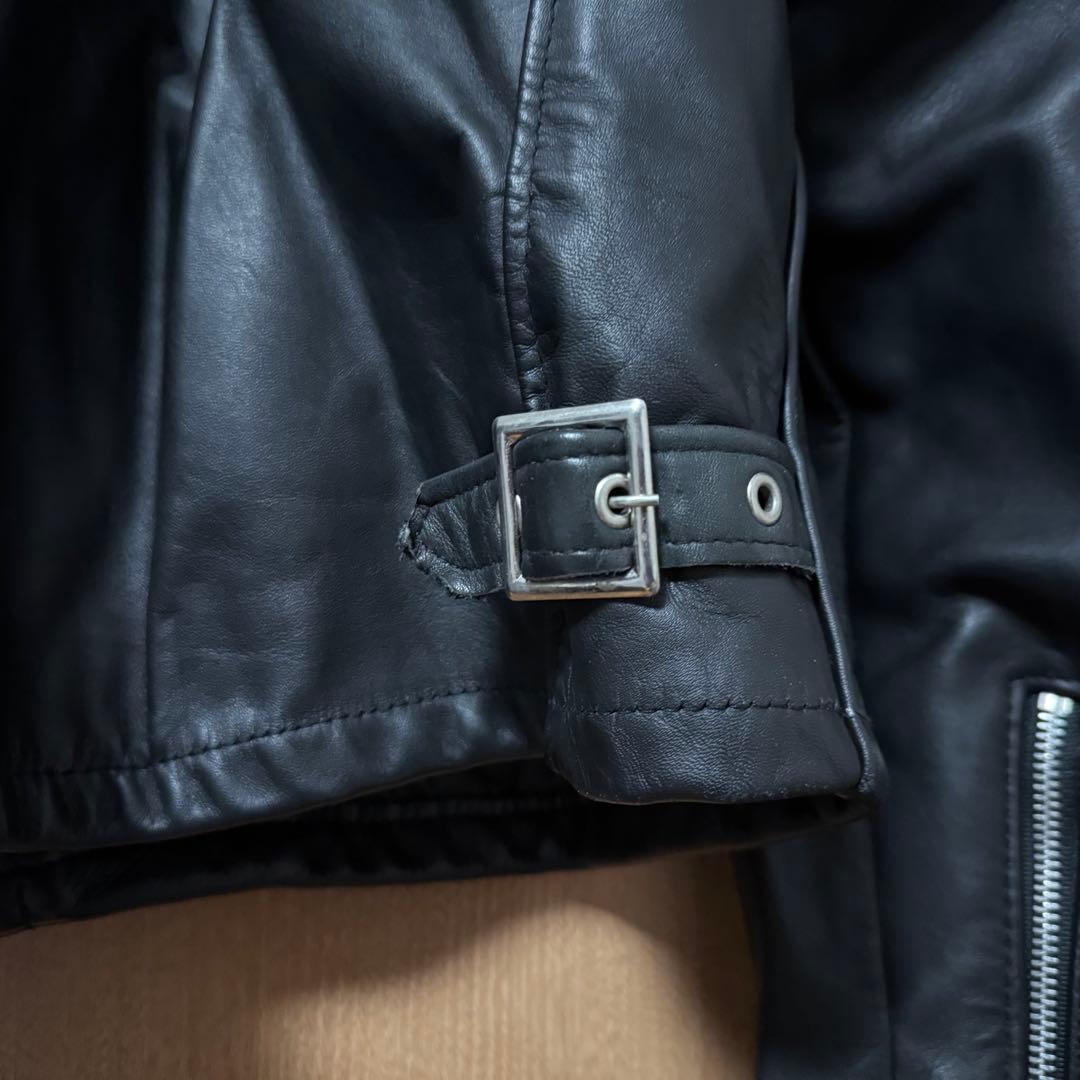 【美品】希少サイズ 3XL 米国製 Schott シングルライダース 641