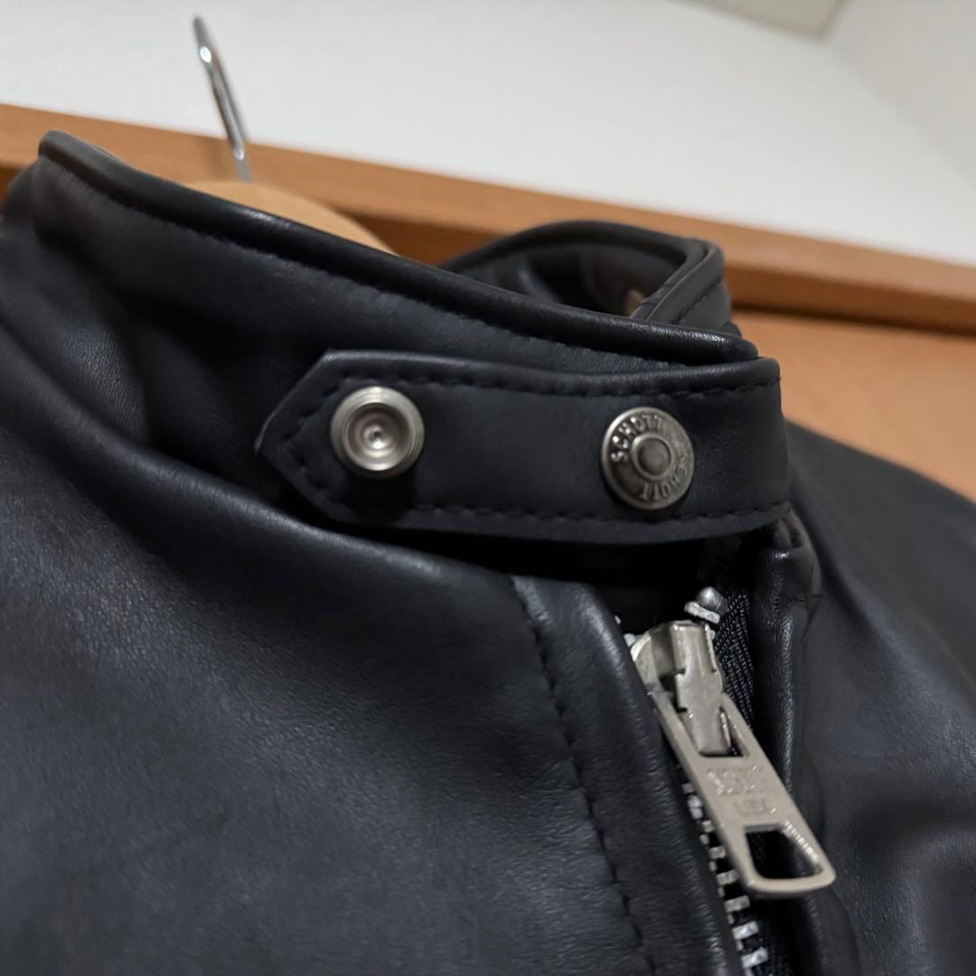 【美品】希少サイズ 3XL 米国製 Schott シングルライダース 641