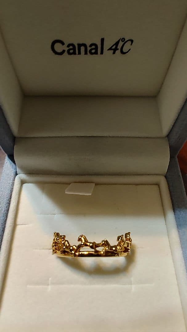 Canal ４℃ シルバーリング 馬 馬九 うまくいく