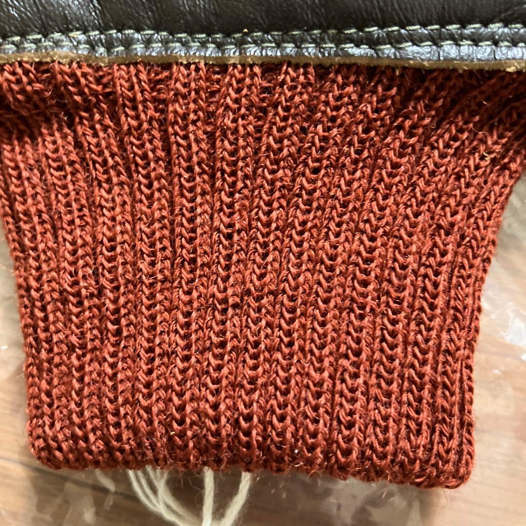 リアルマッコイ　A-10グローブ 限定赤リブ