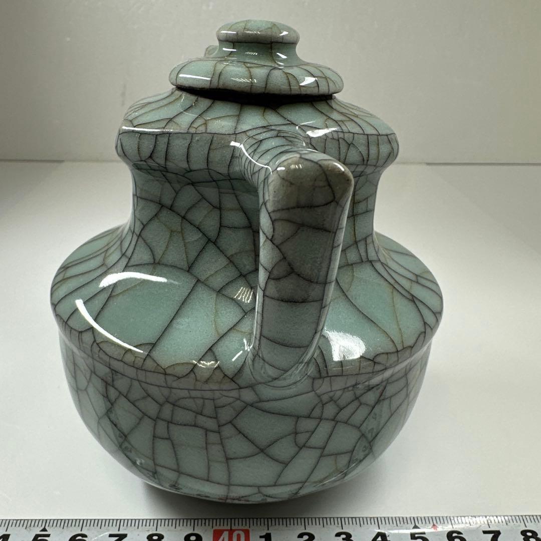 中国　古窯　哥窯水次　高さ13cm タカチ　東な7-0413①