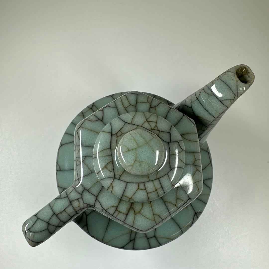 中国　古窯　哥窯水次　高さ13cm タカチ　東な7-0413①