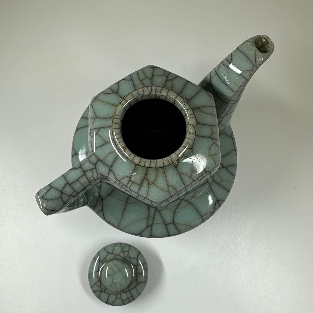 中国　古窯　哥窯水次　高さ13cm タカチ　東な7-0413①