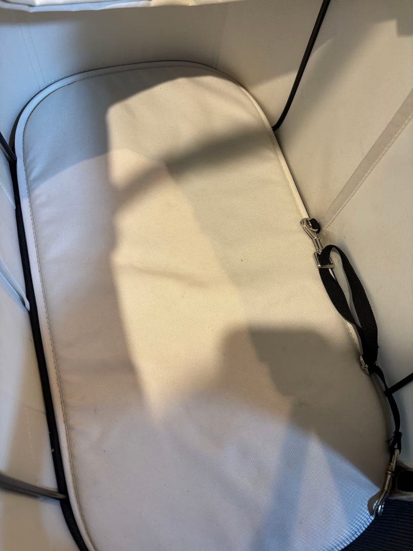 smooca ペットカート 折りたたみ式 ホワイトくまさんクッション付き