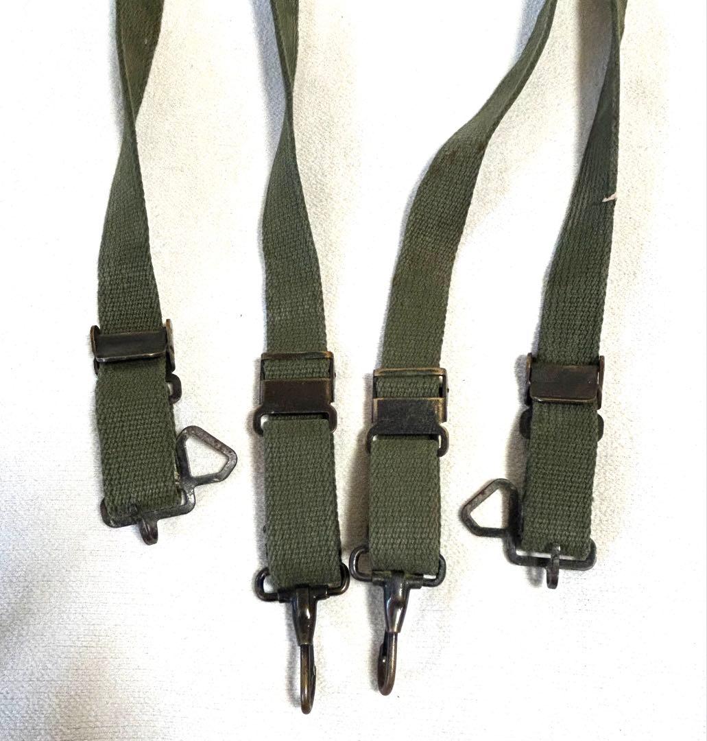 米軍ベトナム戦争/M56/H型サスペンダー/希少XLサイズ/美品