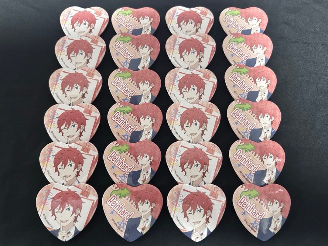 リゼロ トレーディングハート缶バッジ 異世界学園生活 ver. ラインハルト
