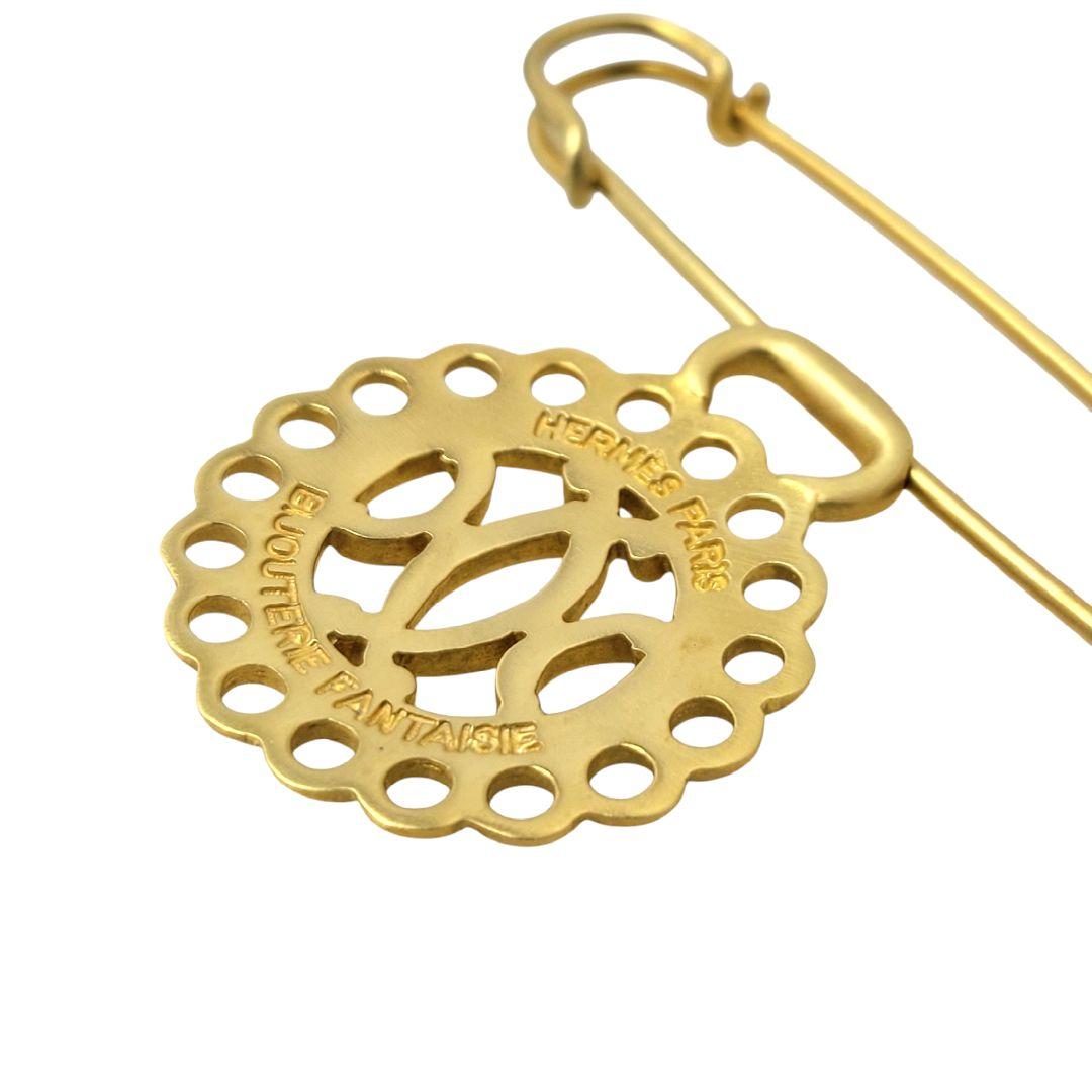 【極美品】HERMES ブローチ BIJOUTERIE FANTAISIE