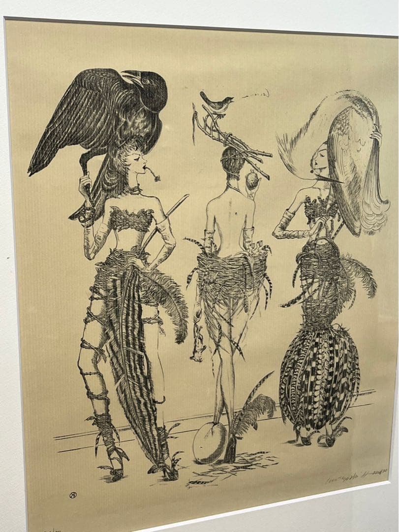 金子國義 リトグラフ 47/50 額装済 現代アート