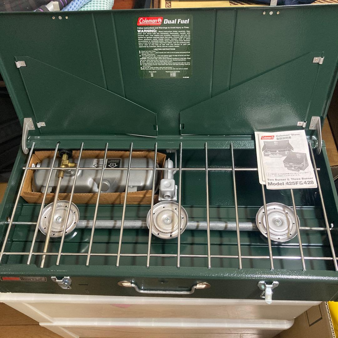 【廃盤】新品　未使用　コールマン スリーバーナー 428-700