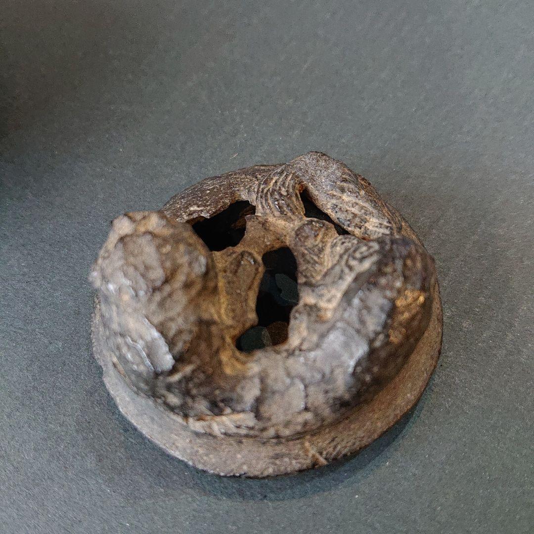 骨董 工芸品 香炉 唐獅子