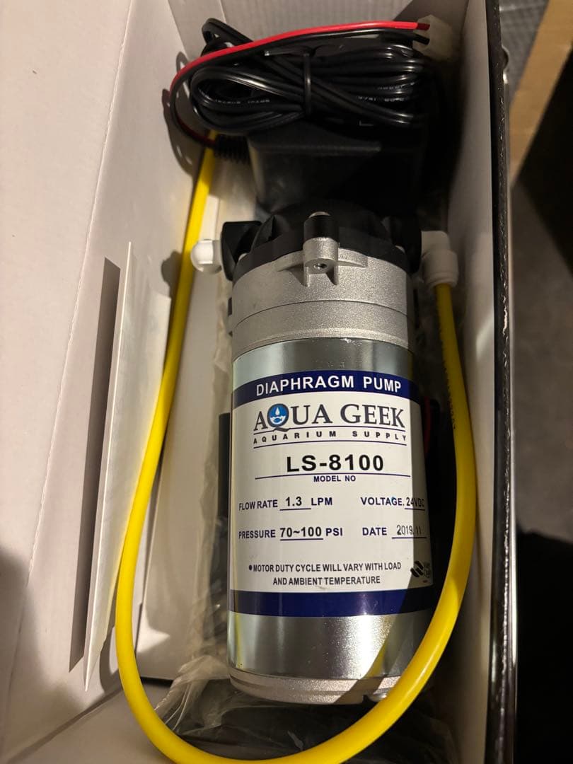 クロノスレイン＋AQUAGEEK 浄水フィルターシステム ポンプ付きセット