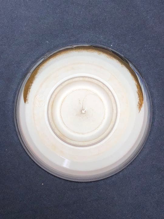 【茶道具】色絵柳島茶碗 桐鳳窯京峰造 抹茶碗 茶碗A333