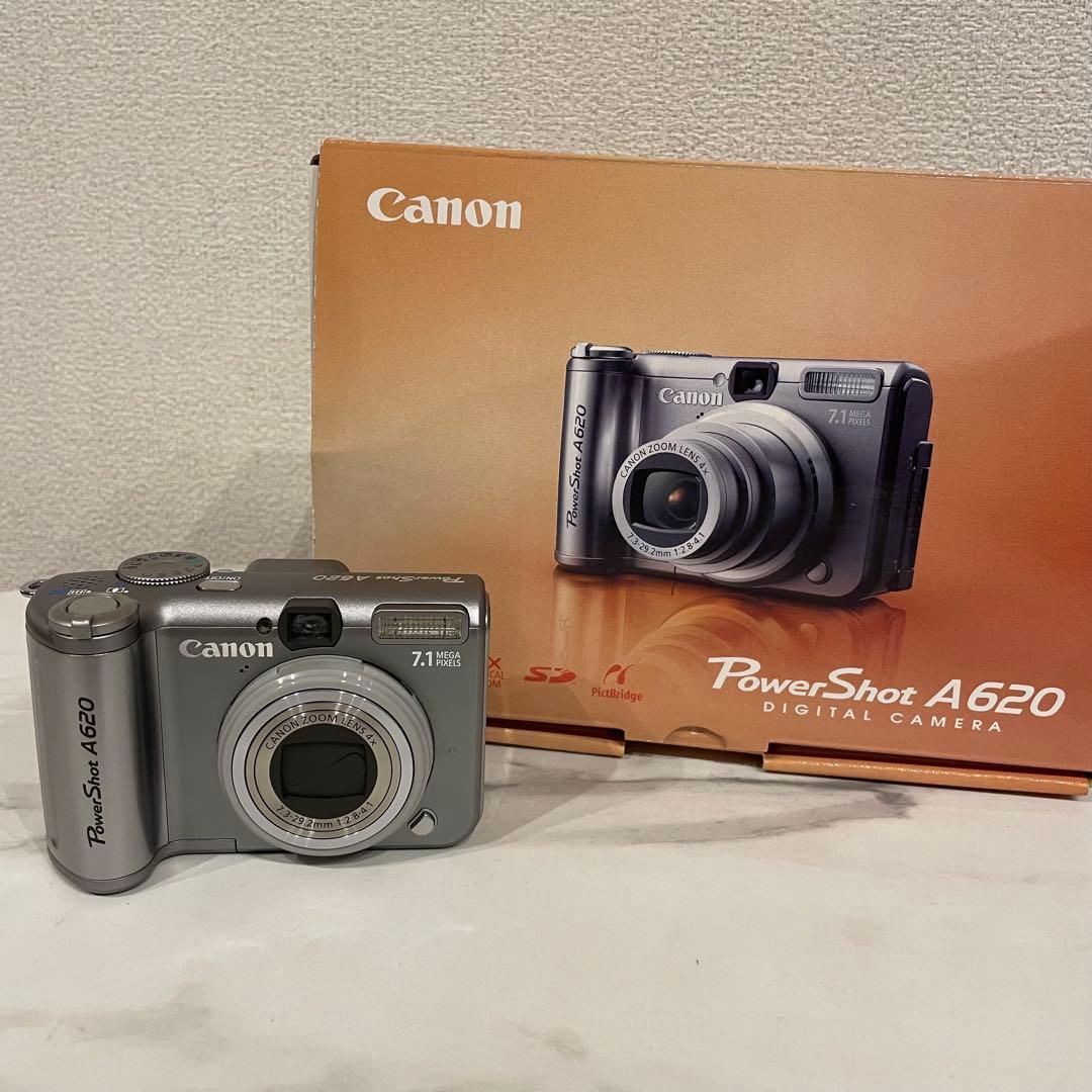 【美品】Canon PowerShot A620 デジタルカメラ 動作確認済み