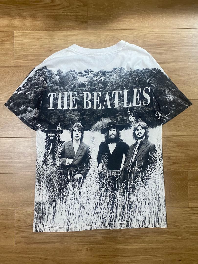 90’s THE BEATLES ALLOVER PRINTED tee バンT