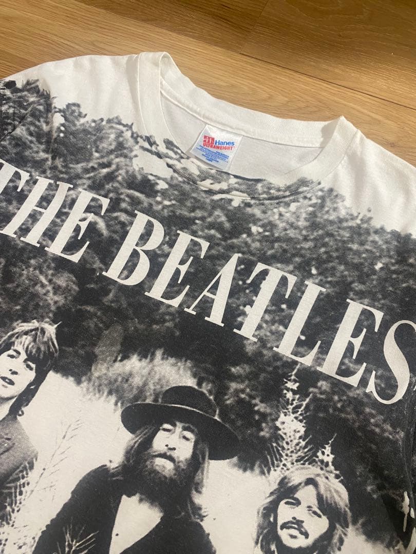 90’s THE BEATLES ALLOVER PRINTED tee バンT