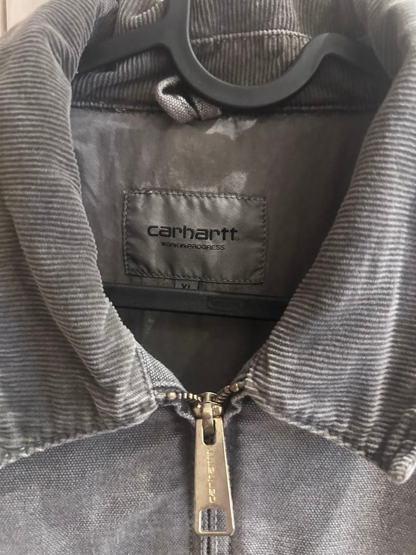80s カーハート　デトロイトジャケット　USA製　ブラウン フェード