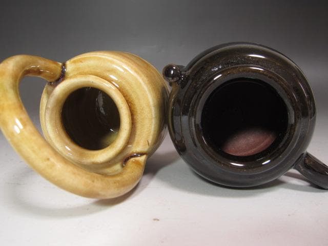 ☆　不老園　四滴茶入　牙蓋☆y565