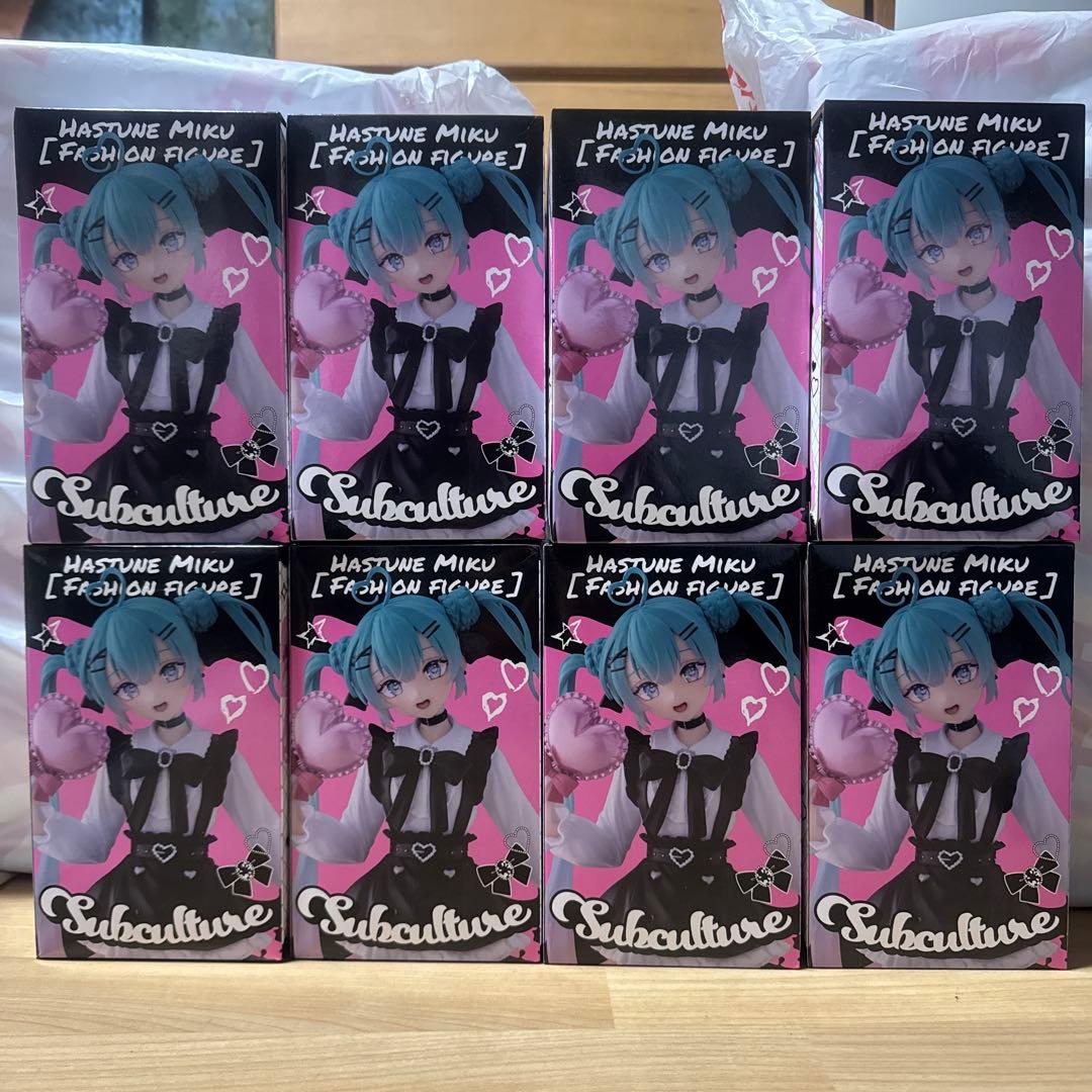 初音ミク Fashion フィギュア Subculture 8個セット