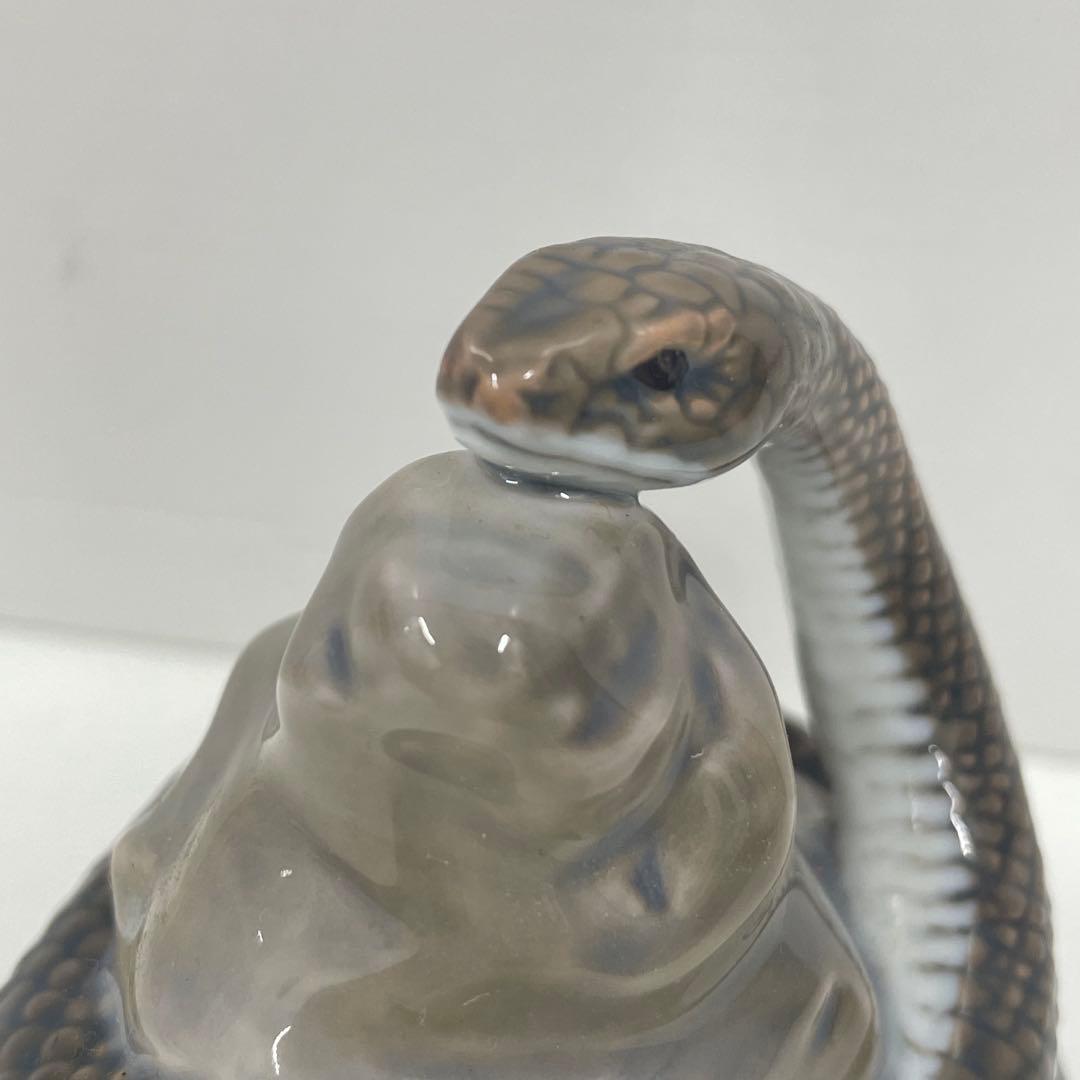 【N】ロイヤルコペンハーゲン フィギュリン 干支 ヘビ 巳